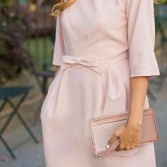 New Travel Document Passport Organizer Wristlet Wallet Case RFID Tech Rose Gold - Picture 5 of 6